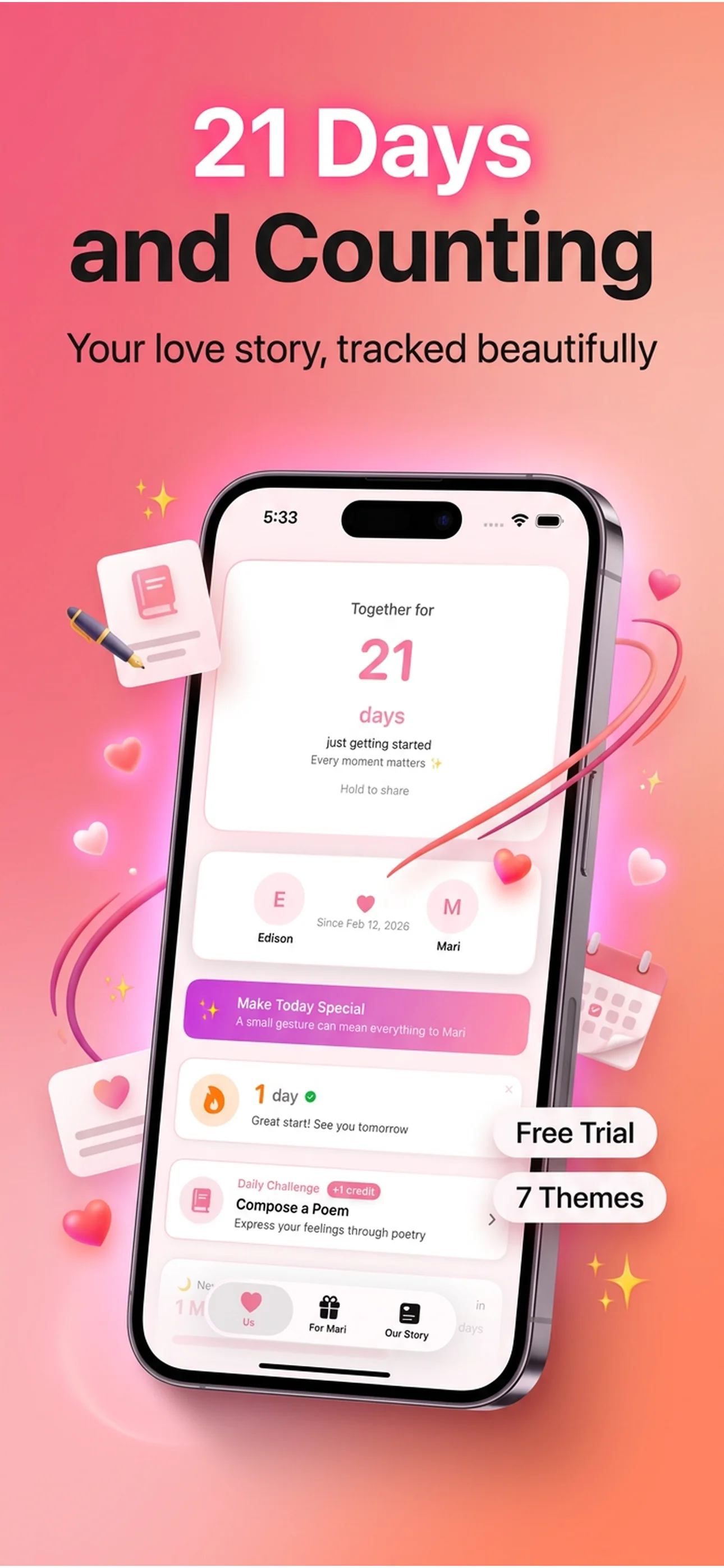 Days Together: Love Tracker screenshot 5