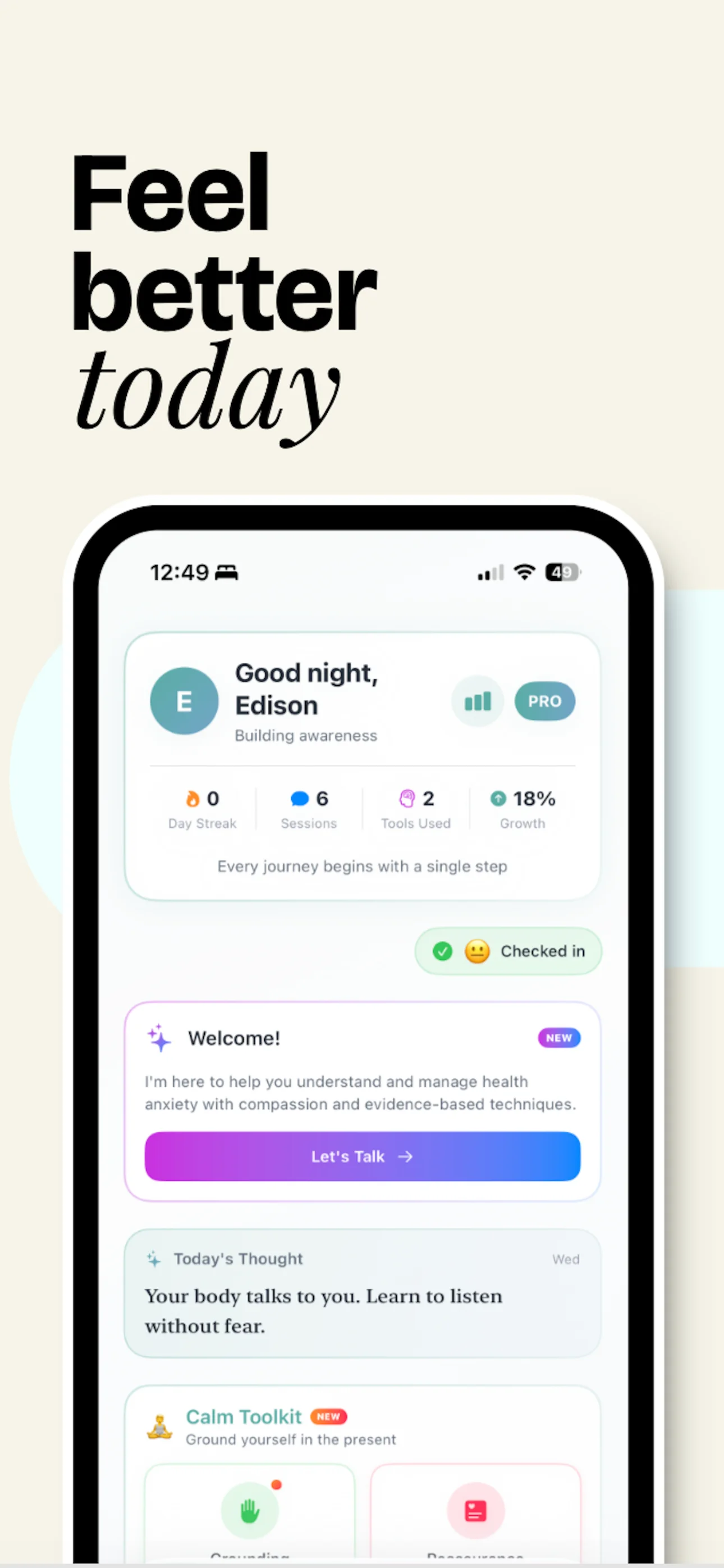 Health Anxiety : Anxiety Coach screenshot 4