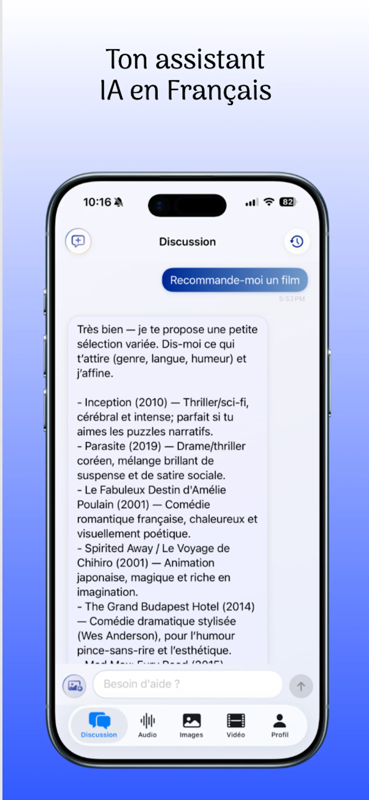 Intelligence Artificielle GPT screenshot 2