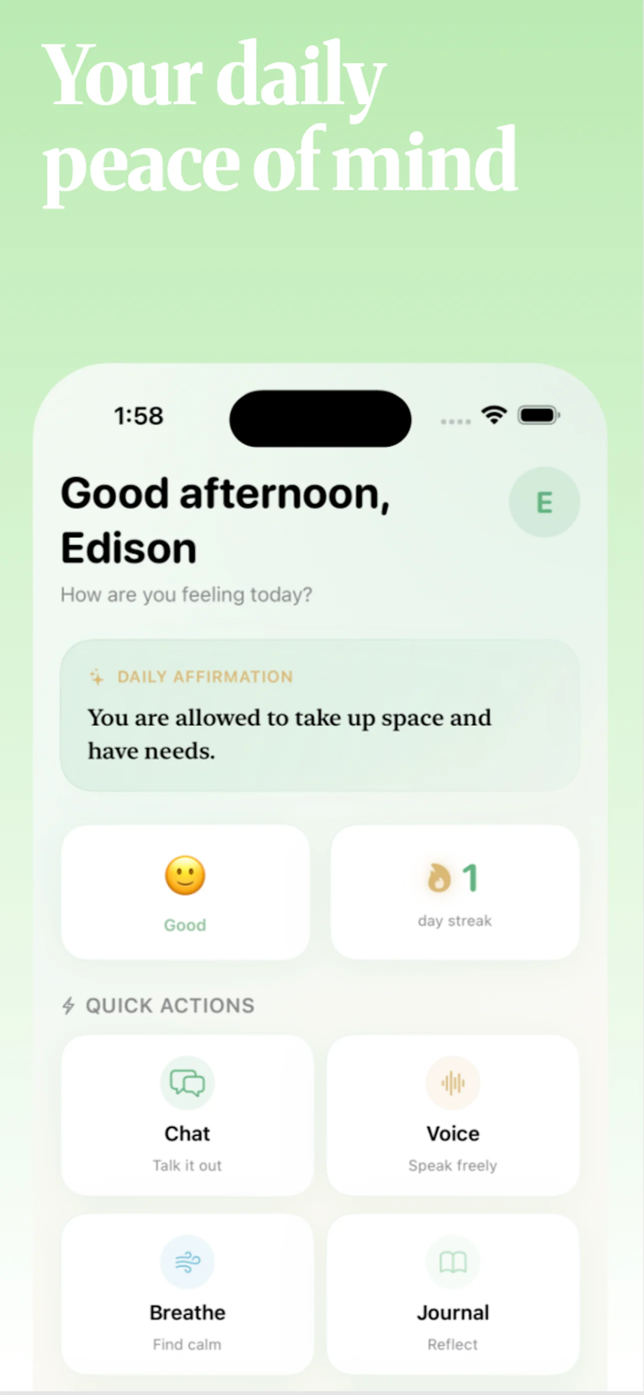 Mental Wellness-Anxiety Relief screenshot 1