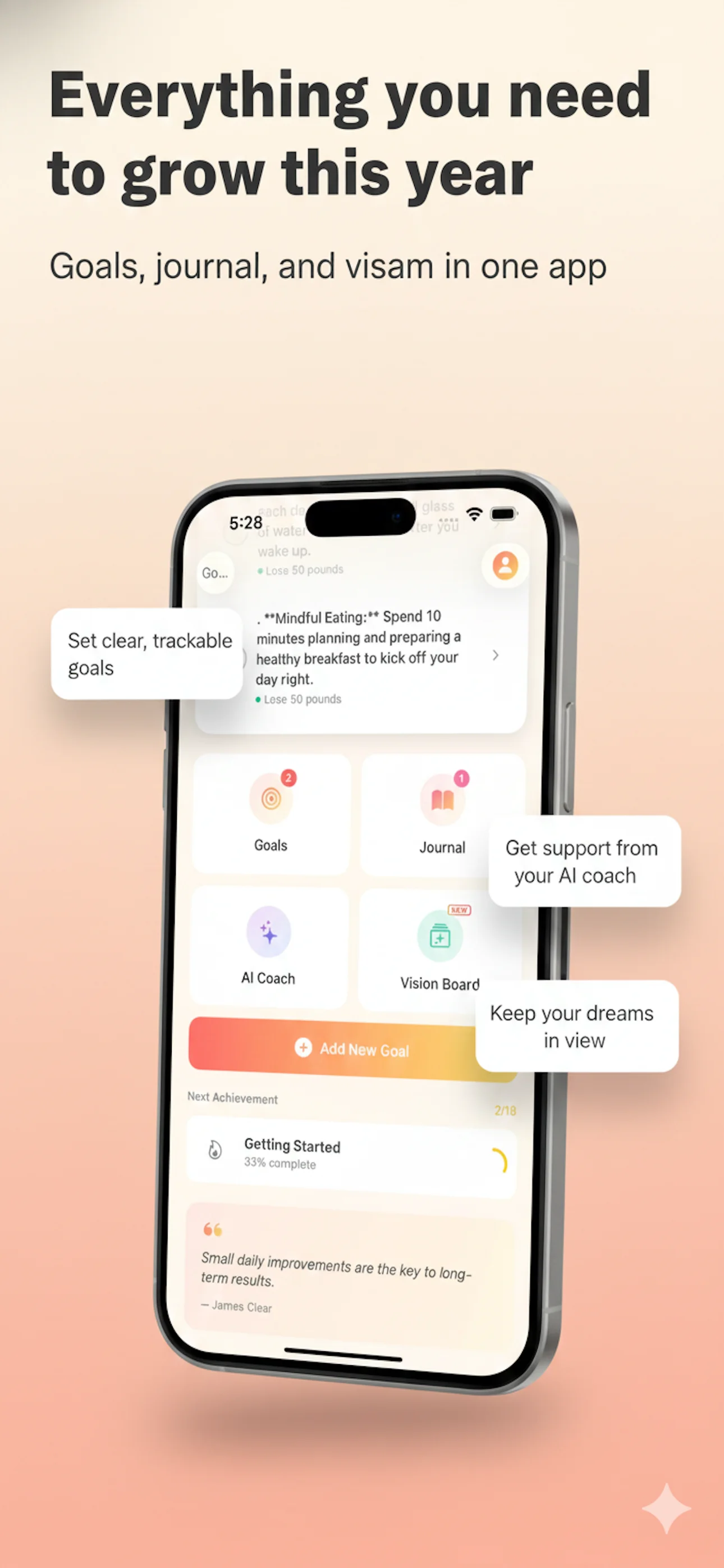 New Year New You :Goal Tracker screenshot 2
