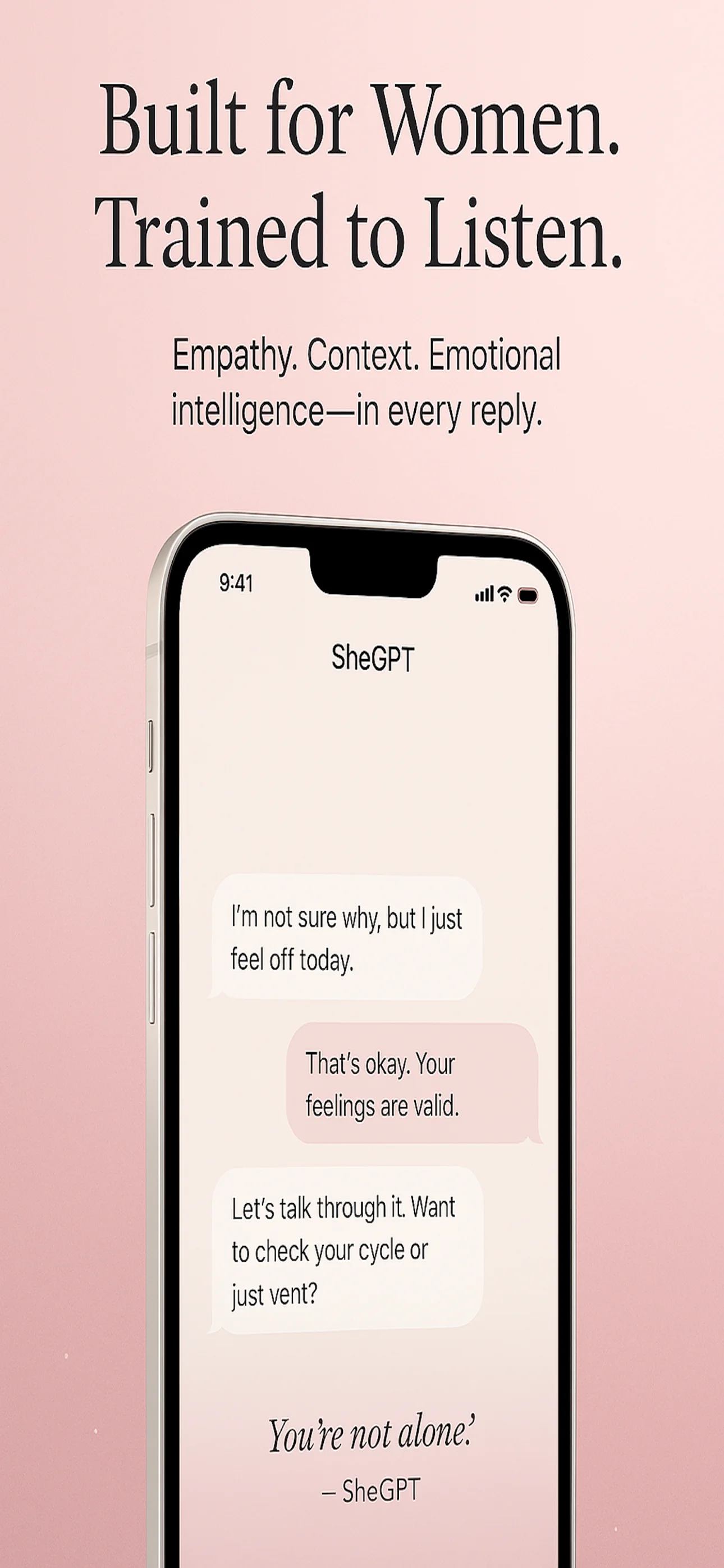 SheGPT screenshot 1
