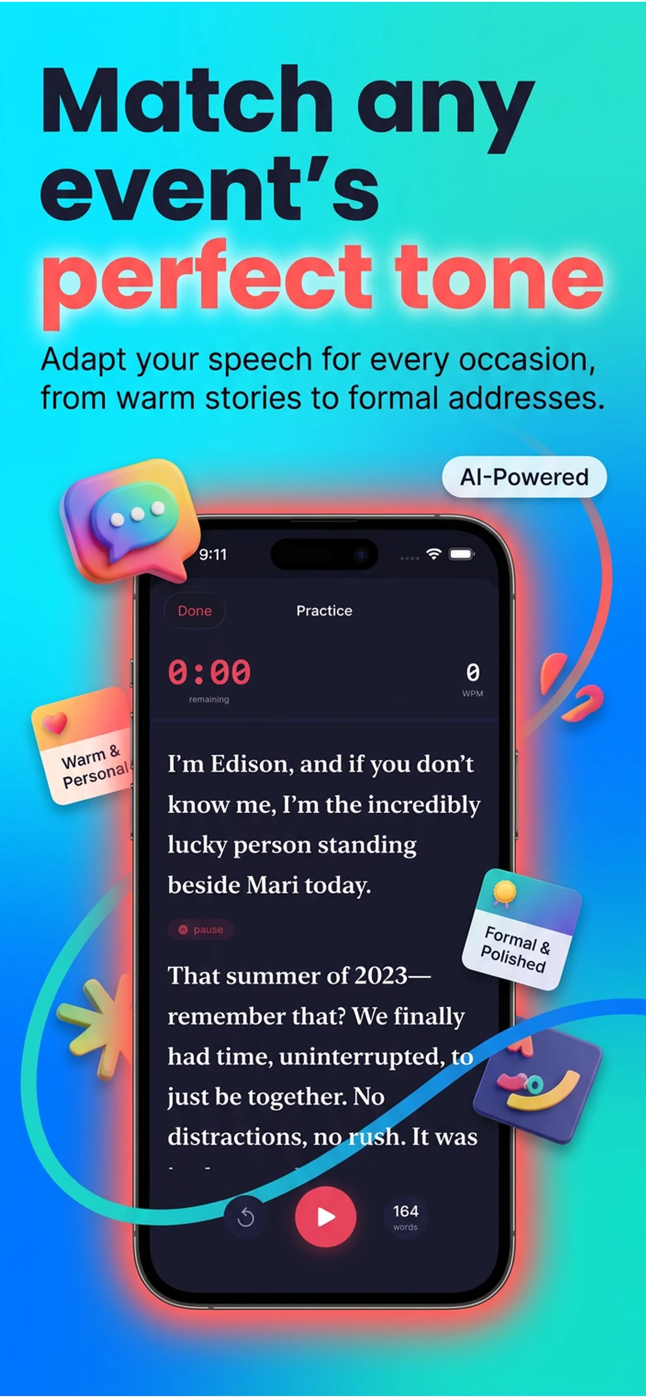 SpeechWriter: Eulogy & Toast screenshot 4