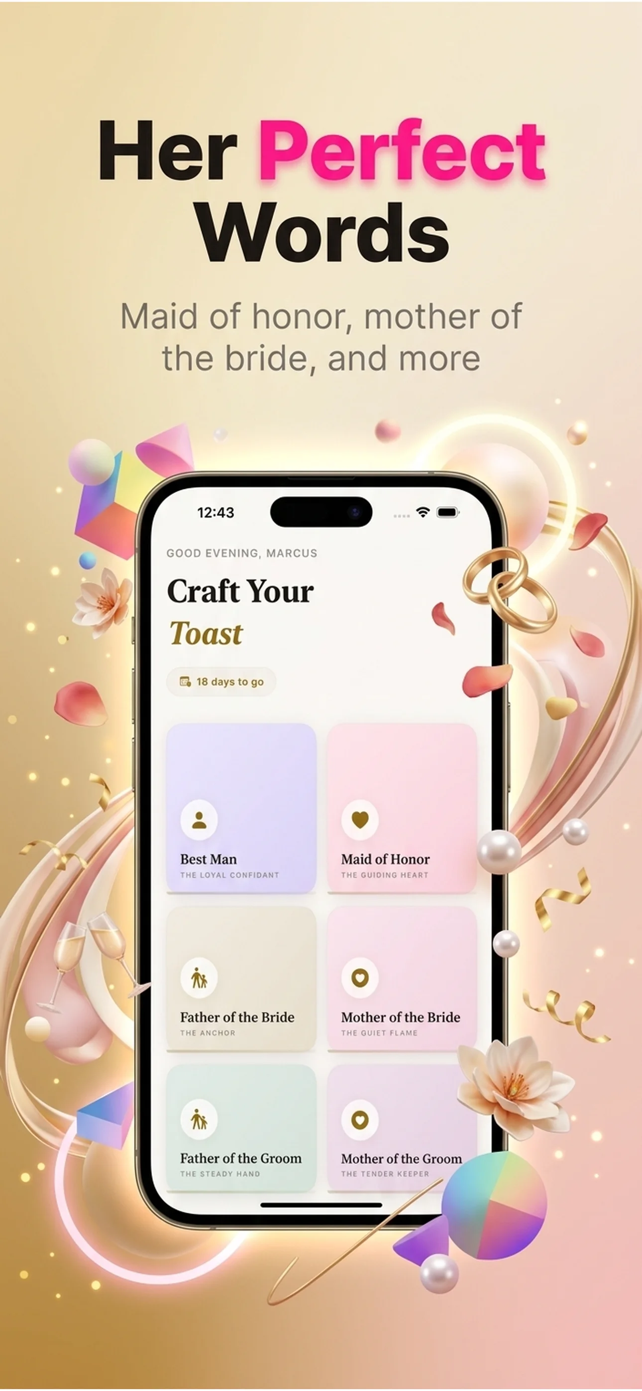 Wedding Toast & Speech Writer screenshot 2