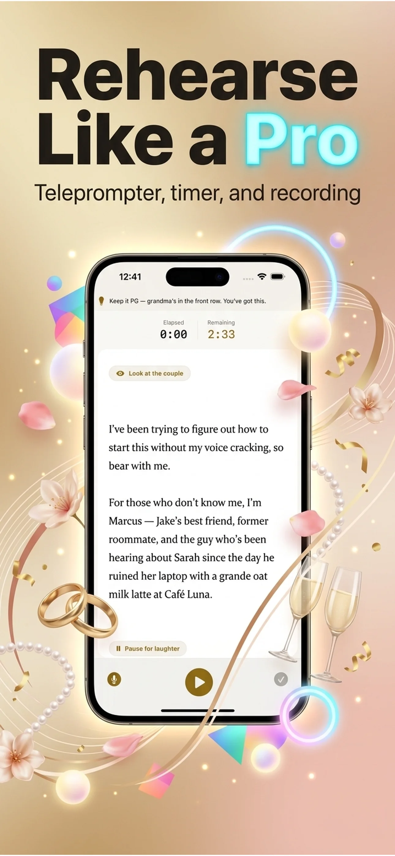 Wedding Toast & Speech Writer screenshot 4
