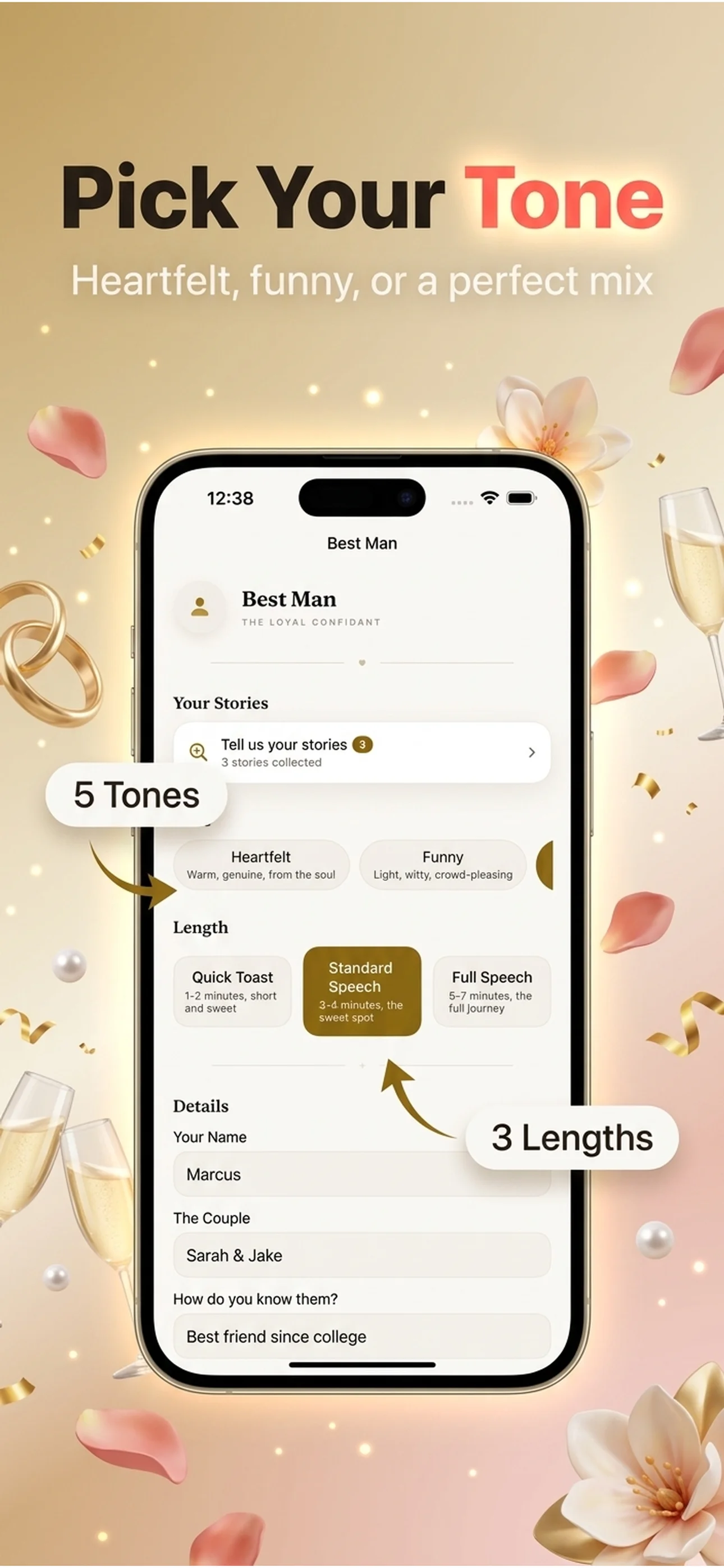 Wedding Toast & Speech Writer screenshot 5
