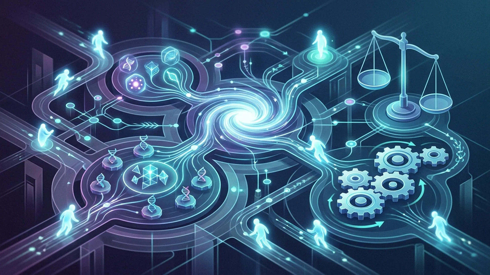 Agentic AI Clinical Genomics: Full Production Autonomous Platform Architecture — editorial illustration for agentic AI cli...