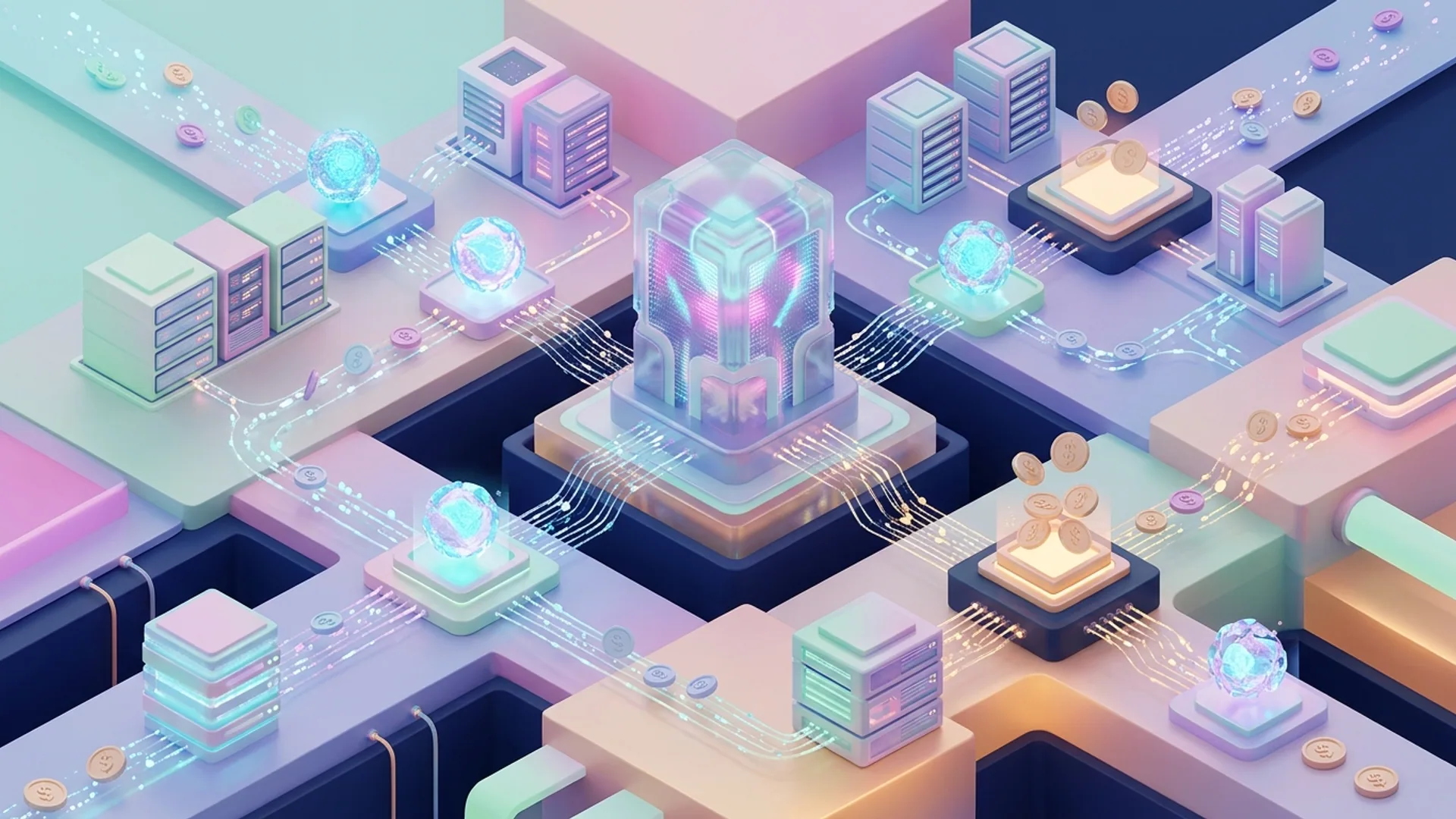 Build a Paid MCP Server with x402 Micropayments in USDC — editorial illustration for MCP server