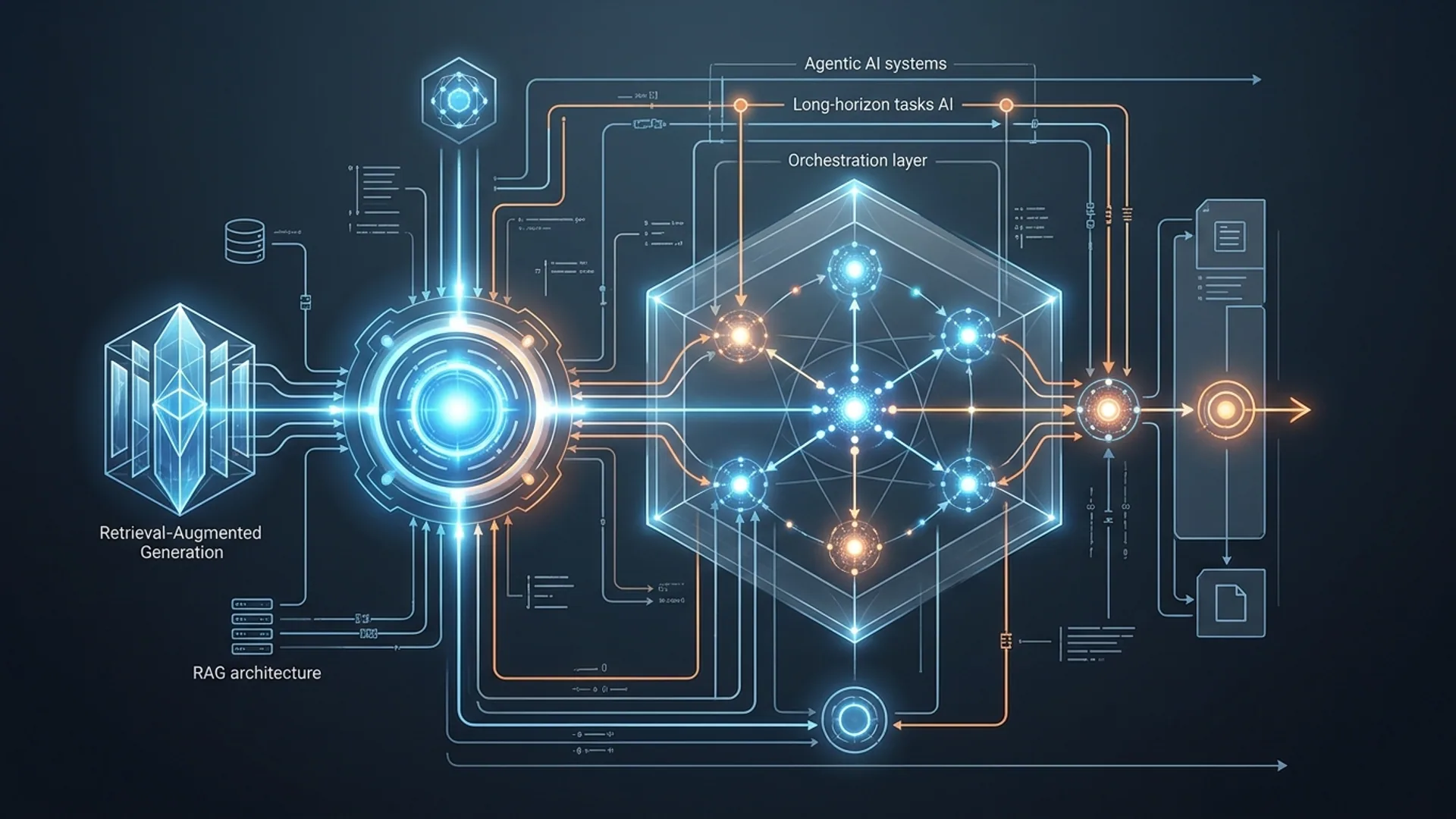 Agentic AI Systems for Long-Horizon Tasks: Production-Grade Architectures — editorial illustration for agentic AI systems
