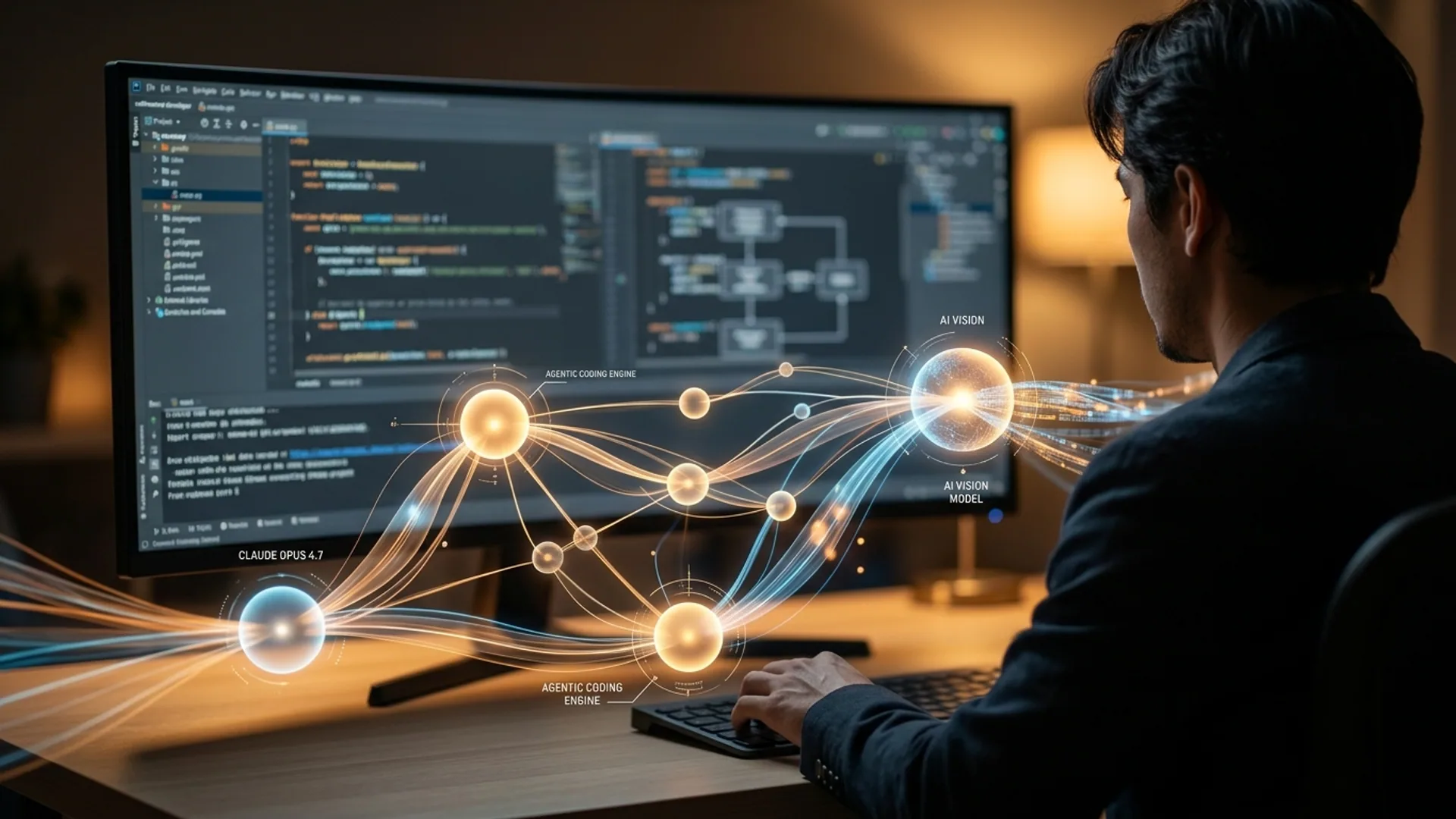 Claude Opus 4.7 Tutorial: Agentic Coding & AI Vision in Production — editorial illustration for Claude Opus 4.7