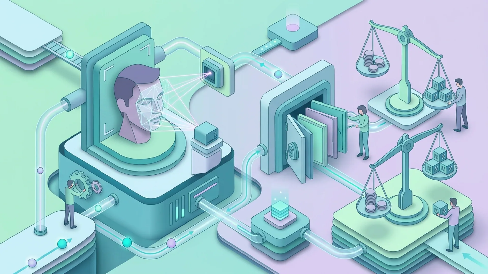 Biometric Authentication with Facial Recognition: Secure Face Login Tutorial — editorial illustration for biometric authen...
