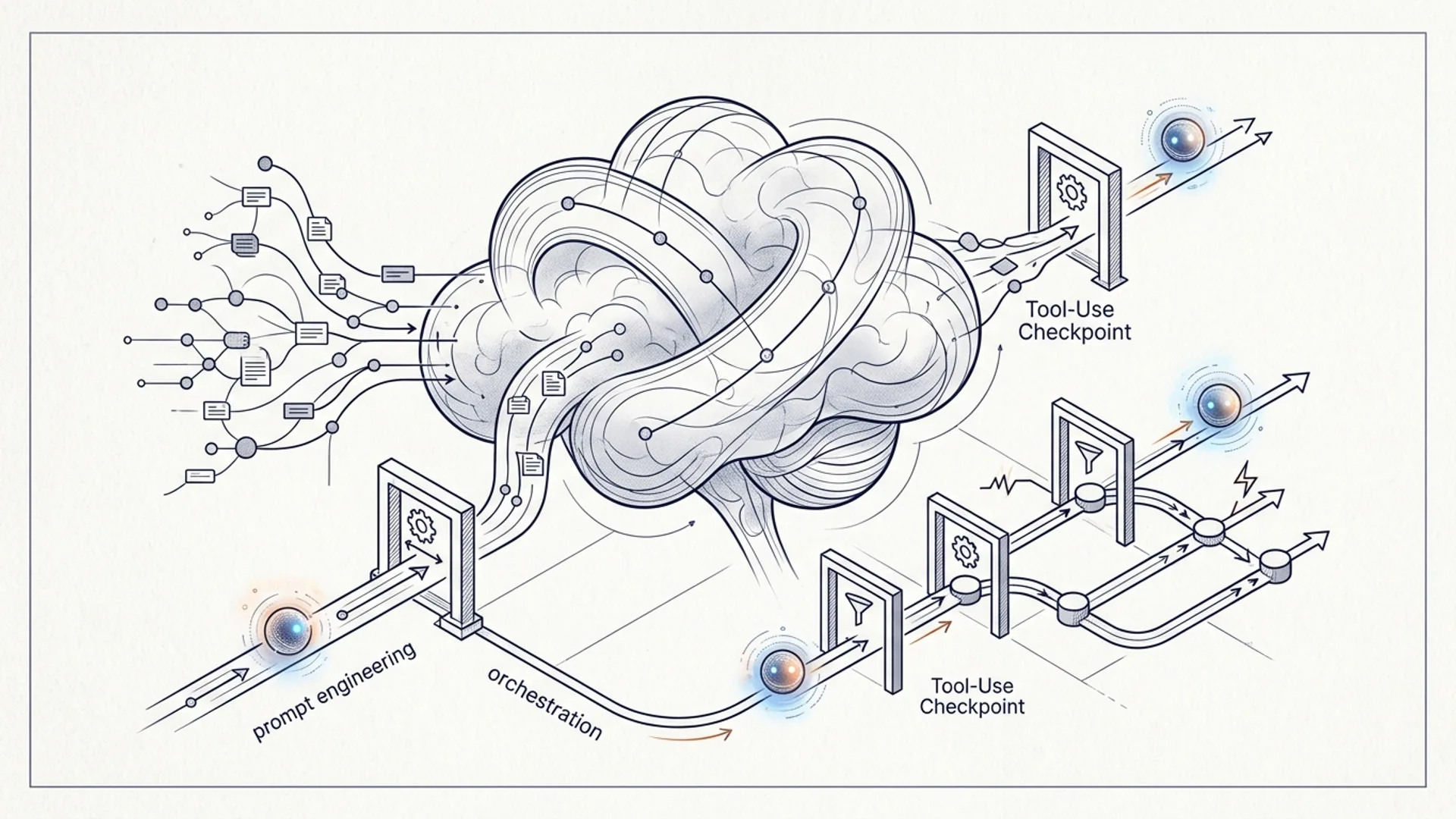 LLM Agents and Tool-Use Checkpoints: Fixing Post-Prompt Failures — editorial illustration for LLM agents